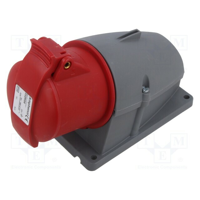 AMPHENOL Connector: AC supply 3-phase; socket