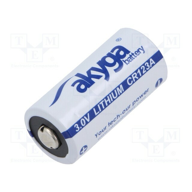 AKYGA BATTERY Battery: lithium; CR123A,R123