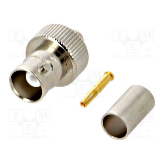 TELEGARTNER Connector: BNC; plug; female; straight