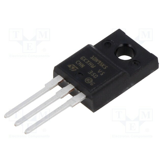 STMICROELECTRONICS Transistor: N-MOSFET; unipolar; 950V; 8A