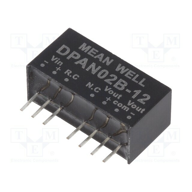 MEAN WELL Converter: DC/DC; 2W; Uin: