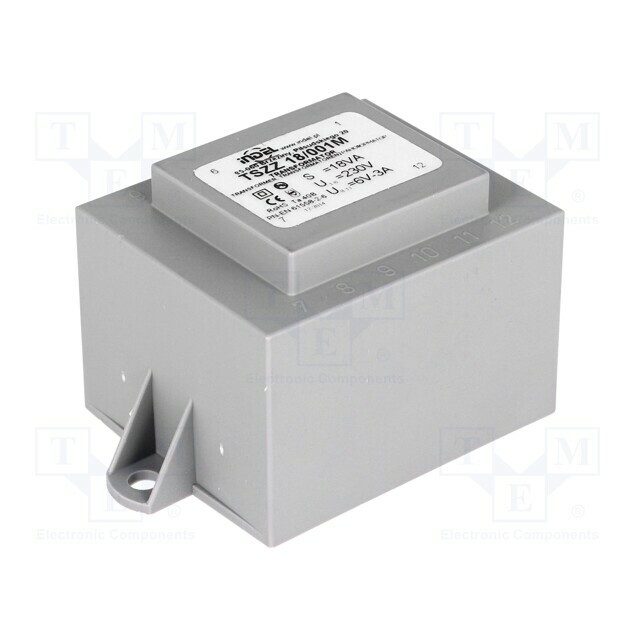 INDEL Transformer: encapsulated; 18VA; 230VAC; 6V