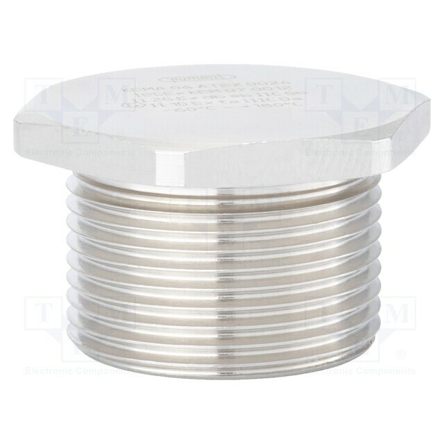 Stopper; NPT1/2"; brass; V-Ms-Ex-d; Thread: inch