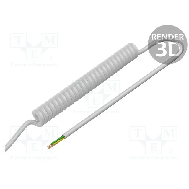 SIMECH Wire: coiled; 4x0.35mm2; unshielded