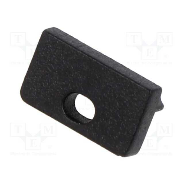 TOPMET Cap for LED profiles; black