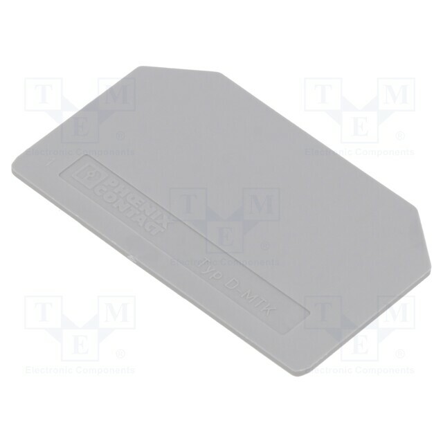 PHOENIX CONTACT End piece; MTK; grey