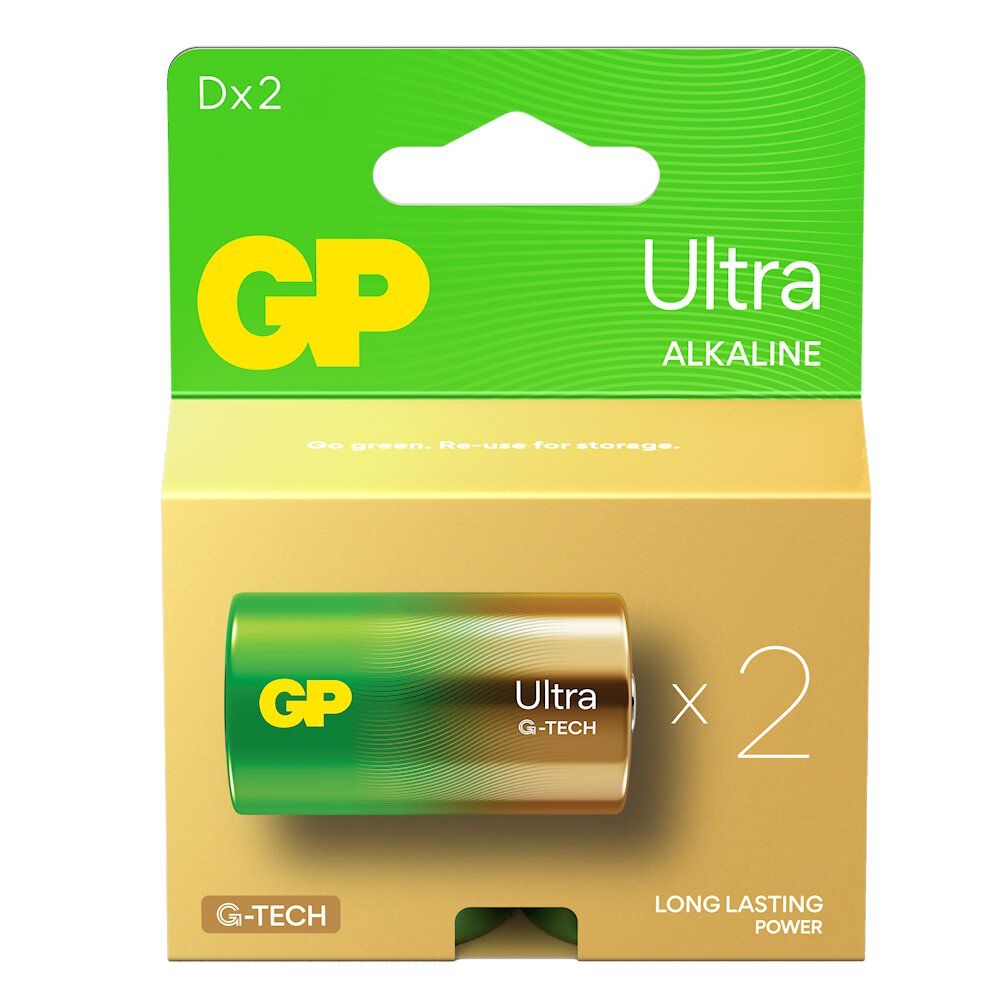 LR20 2BL GP Ultra Alkaline (G-TECH)