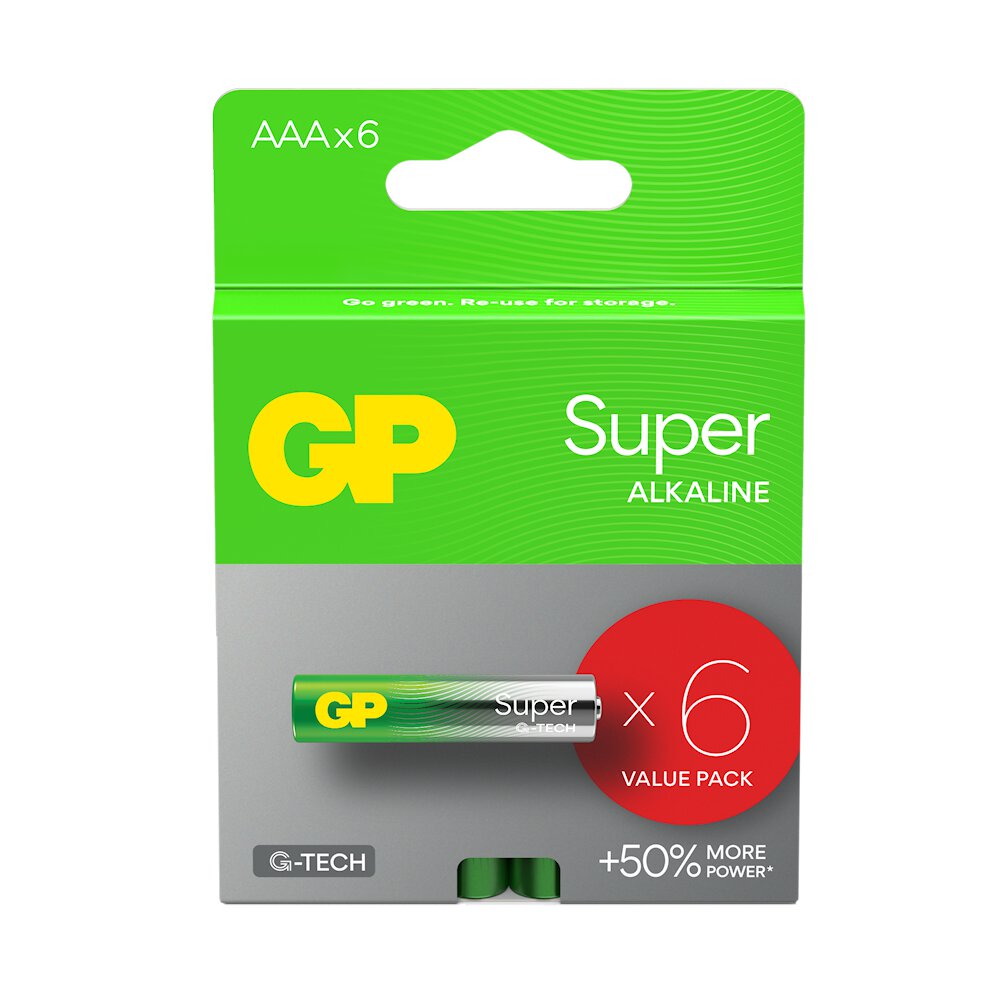 LR03 6 gab GP Super Alkaline