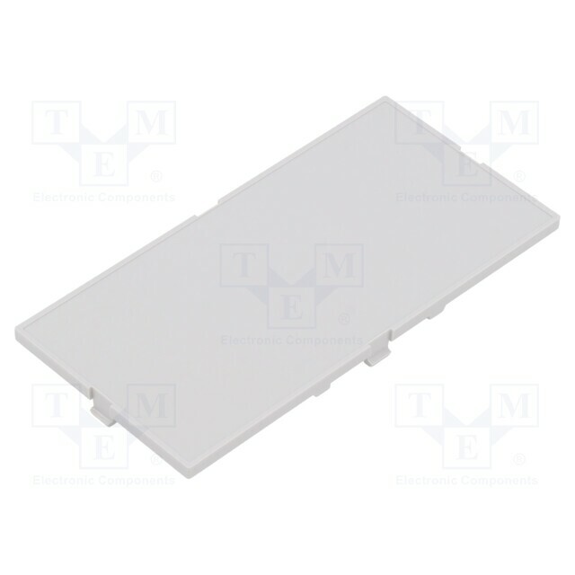 HAMMOND Front panel; 1597; light grey