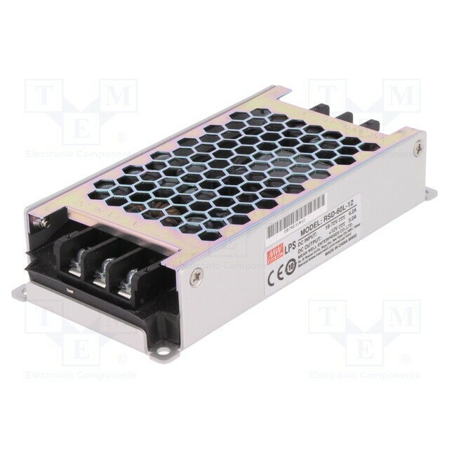 MEAN WELL Converter: DC/DC; 60W; Uin: