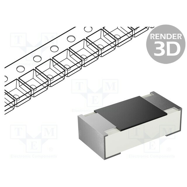 PANASONIC Resistor: thick film; 130kΩ; SMD