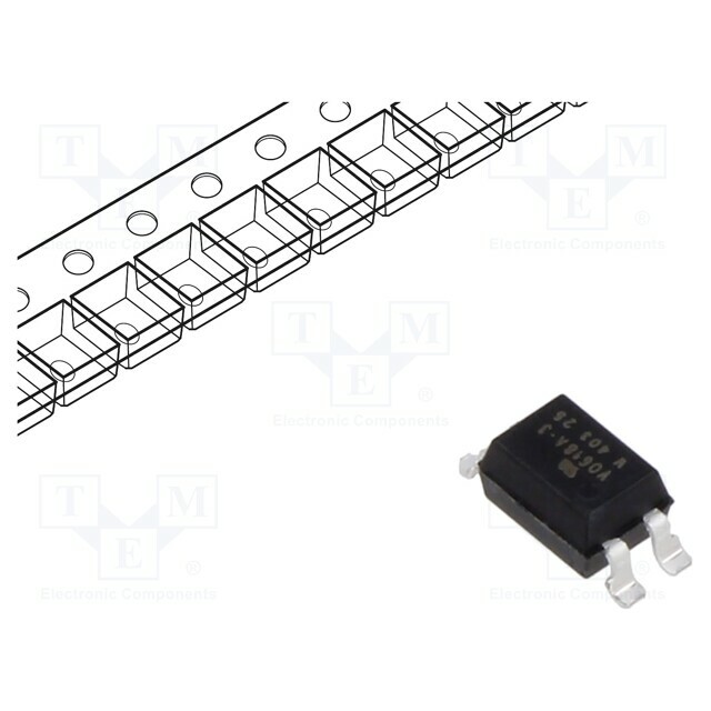 VISHAY Optocoupler; SMD; Ch: 1; OUT: