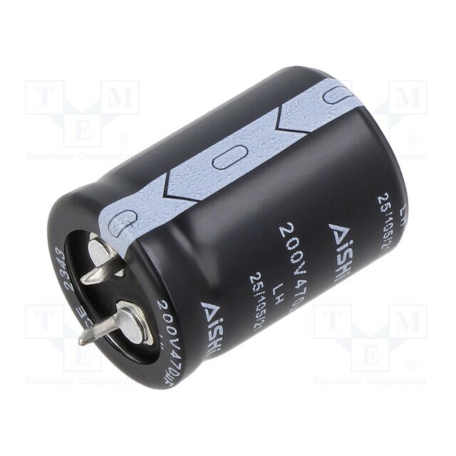 AISHI Capacitor: electrolytic; SNAP-IN; 470uF; 200VDC
