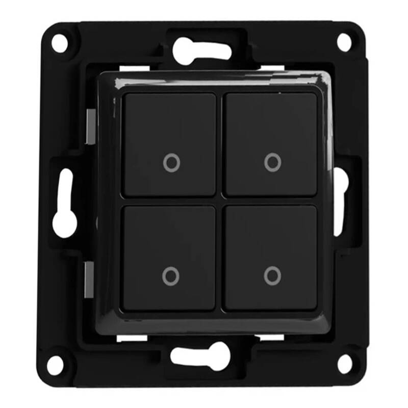SHELLY Wall Switch 4 Black Switch