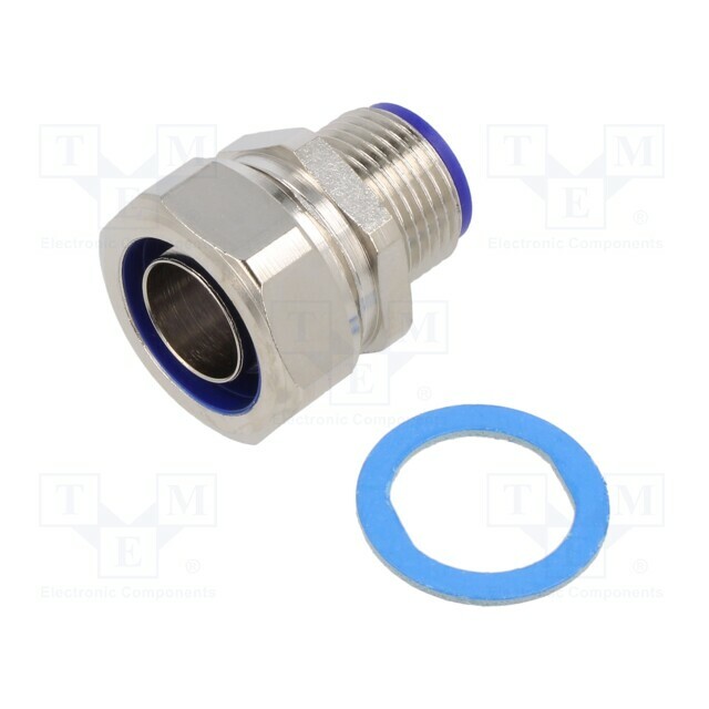 HELLERMANNTYTON Straight terminal connector; Thread: metric