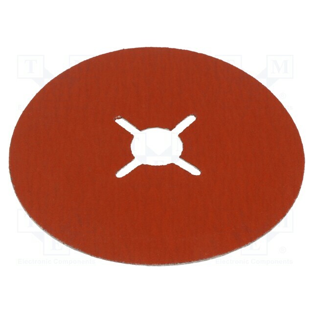 Sanding plate; 125mm; fiber; Granularity: 120