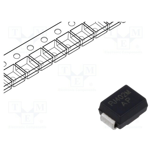 PanJit Diode: TVS; 0.6kW; 8