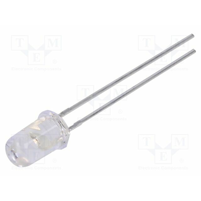 Inolux LED; red; 5mm; 780÷1300mcd; 30°
