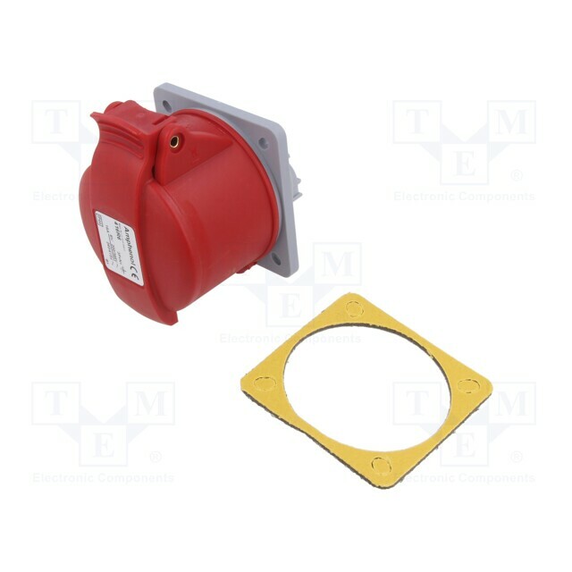 AMPHENOL Connector: AC supply 3-phase; socket