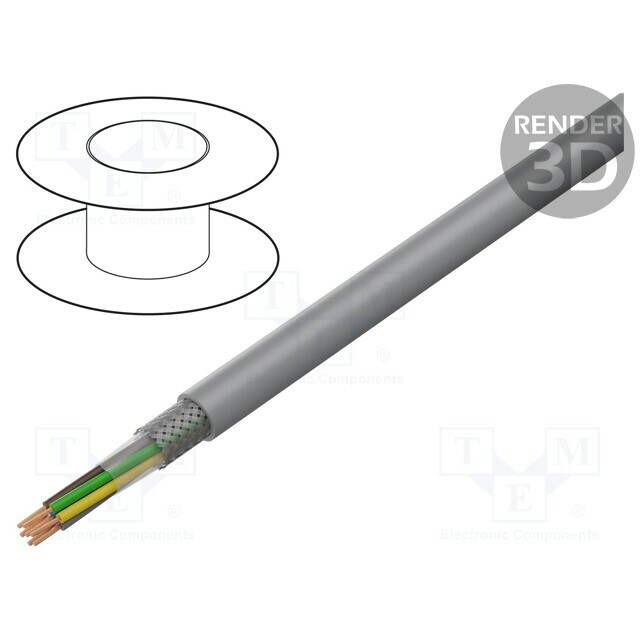 HELU Wire; LiY-CY; 7x0.34mm2; shielded
