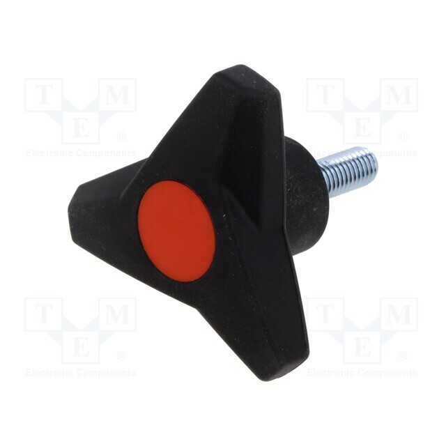 ELESA+GANTER Knob; Ø: 63mm; Ext.thread: