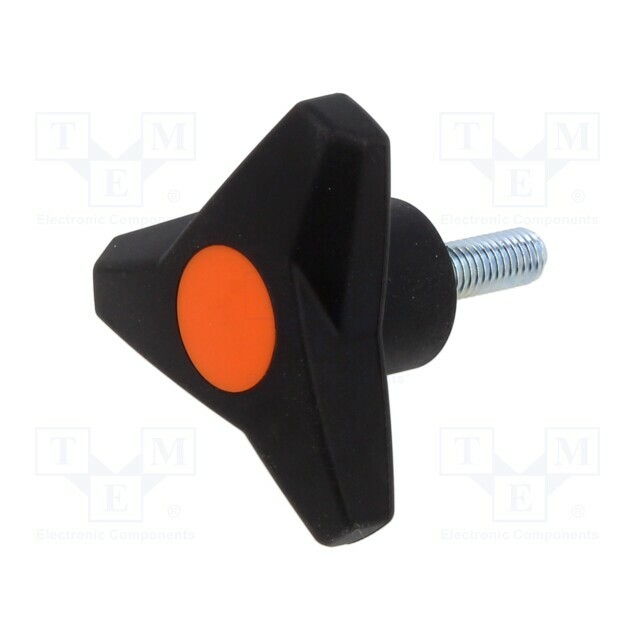 ELESA+GANTER Knob; Ø: 63mm; Ext.thread: