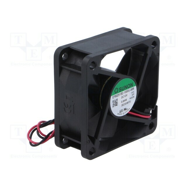 SUNON Fan: DC; 60x60x25mm; axial; 12VDC