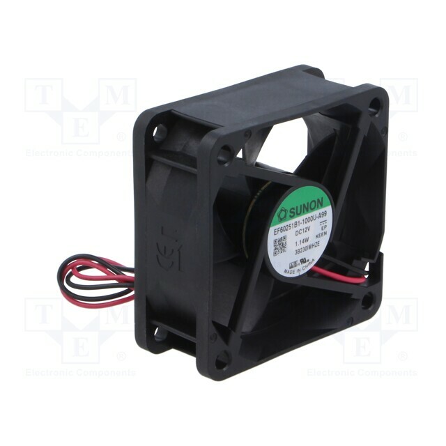 SUNON Fan: DC; 60x60x25mm; axial; 12VDC