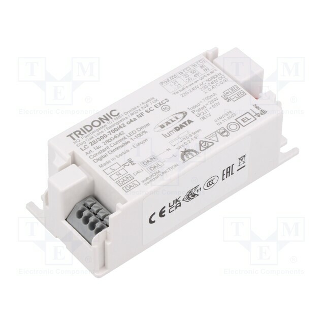 TRIDONIC Power supply: switching; LED; DALI