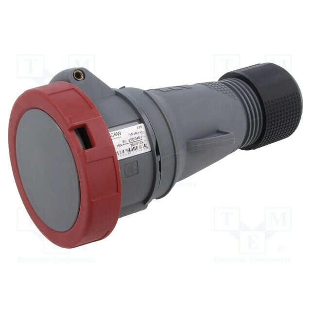 AMPHENOL Connector: AC supply 3-phase; plug