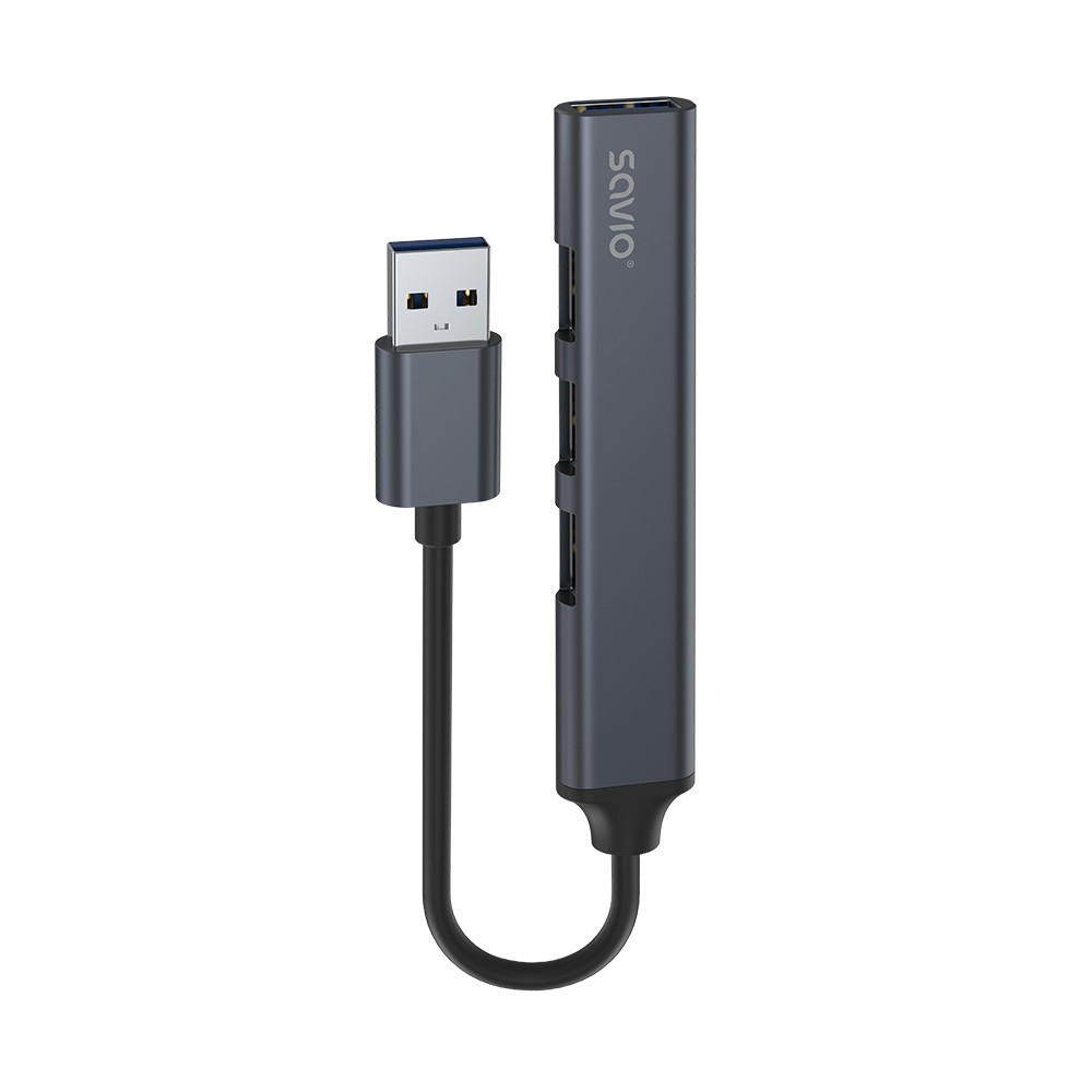 Adapteris Savio USB-A – 3 ×