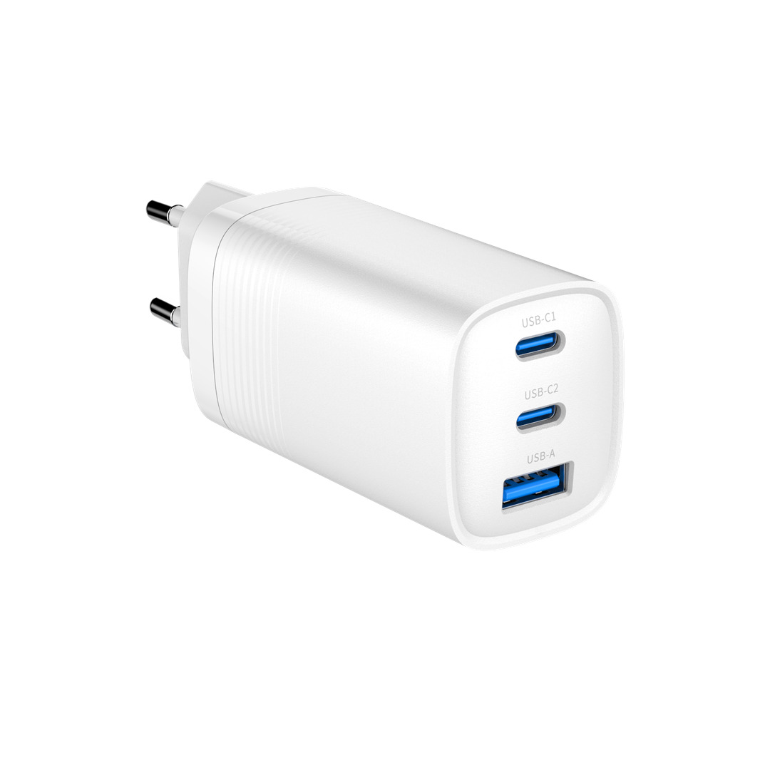 Gembird 3-port 65W GaN USB PD