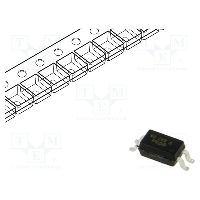 VISHAY Optocoupler; SMD; Ch: 1; OUT: