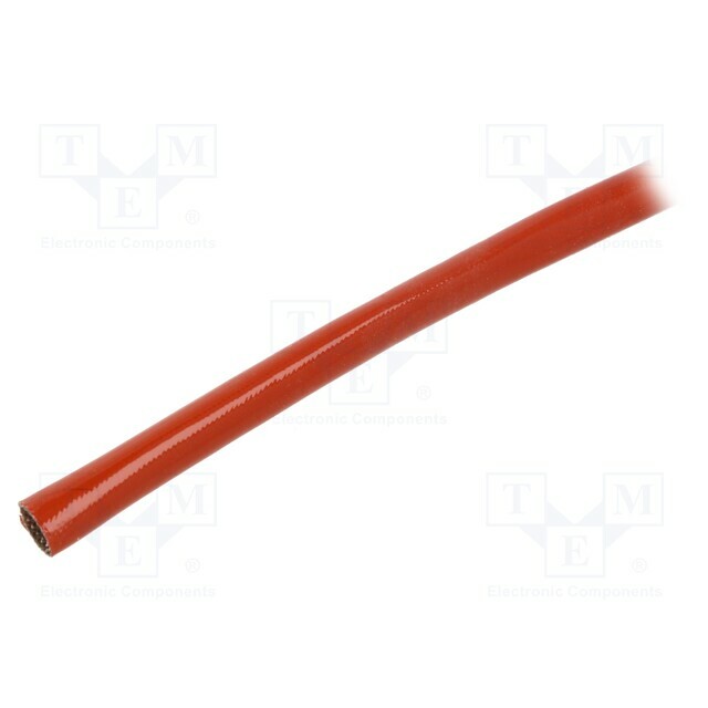 FAVIER Insulating tube; brick red; fiberglass