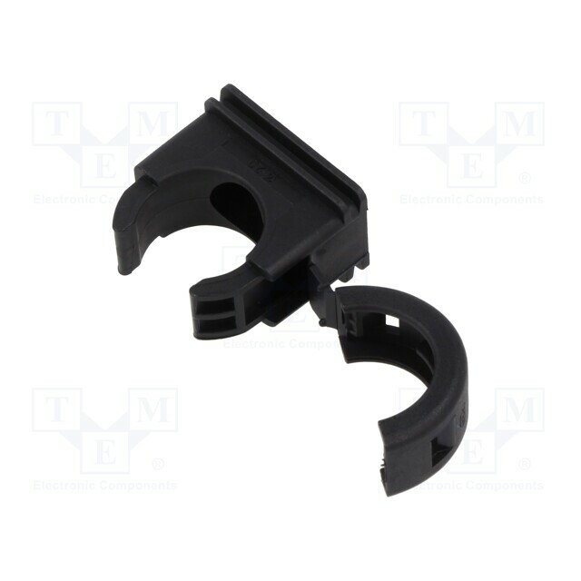 HELLERMANNTYTON Mounting holder; polyamide; HelaGuard; black