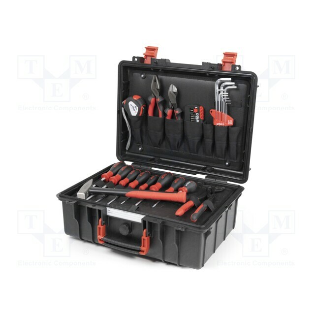 Tools set: general purpose; case; for