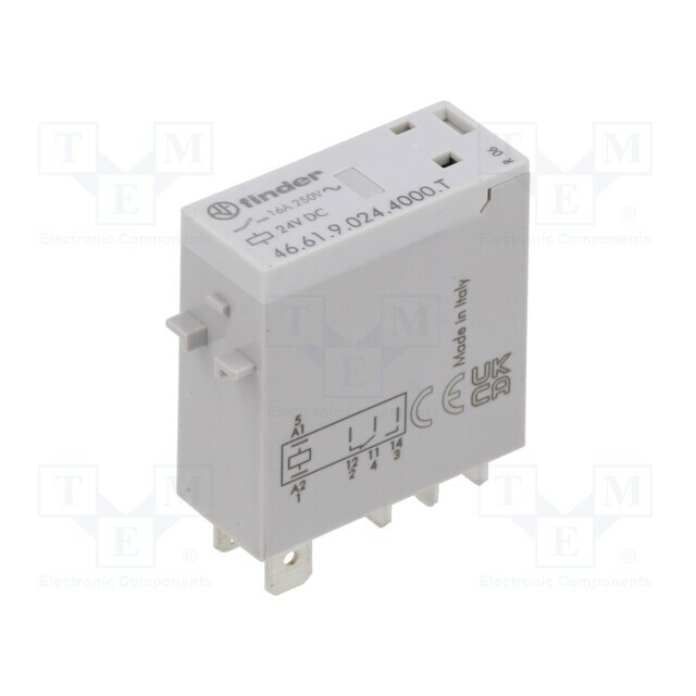 FINDER Relay: electromagnetic; Ucoil: 24VDC; SPDT