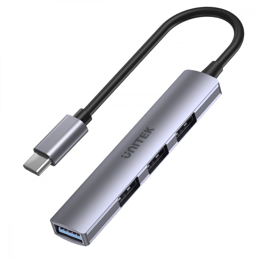 UNITEK HUB USB-C; 3x USB-A 2