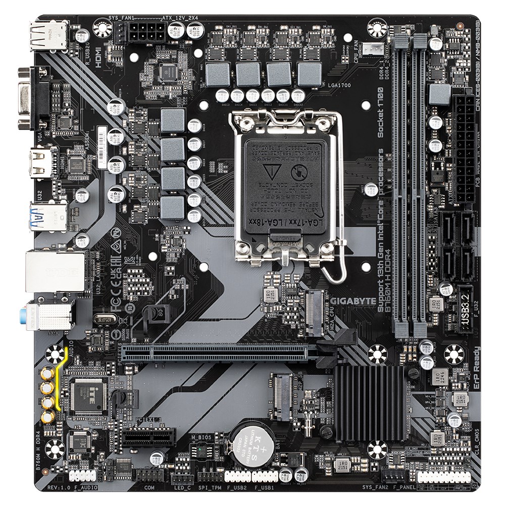 GIGABYTE B760M H DDR4 Motherboard -