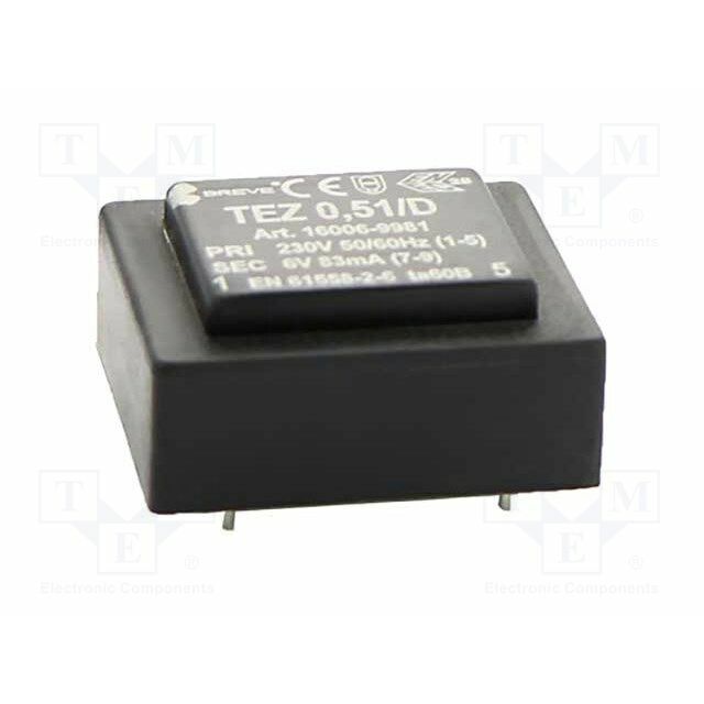 BREVE TUFVASSONS Transformer: encapsulated; 0.5VA