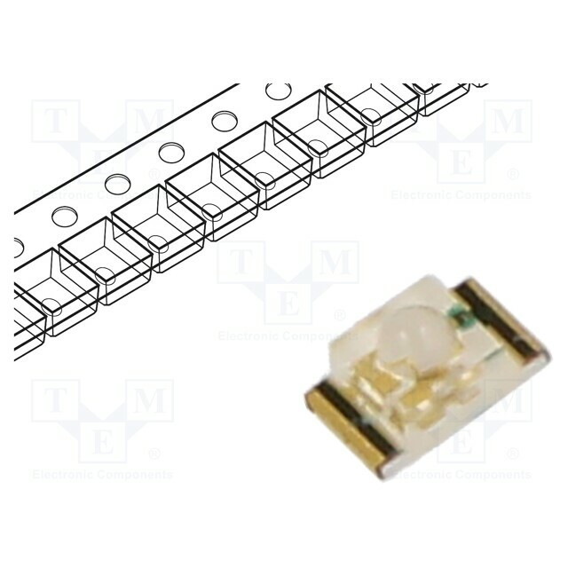 KINGBRIGHT ELECTRONIC LED; blue; SMD; 0805