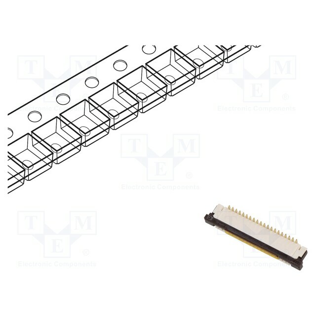 GCT Connector: FFC/FPC; SMT; 125V; 1A