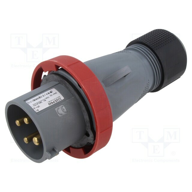 AMPHENOL Connector: AC supply 3-phase; plug