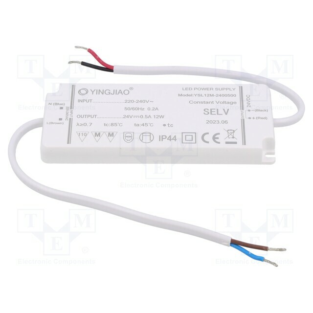 YINGJIAO Power supply: switching; LED; 12W