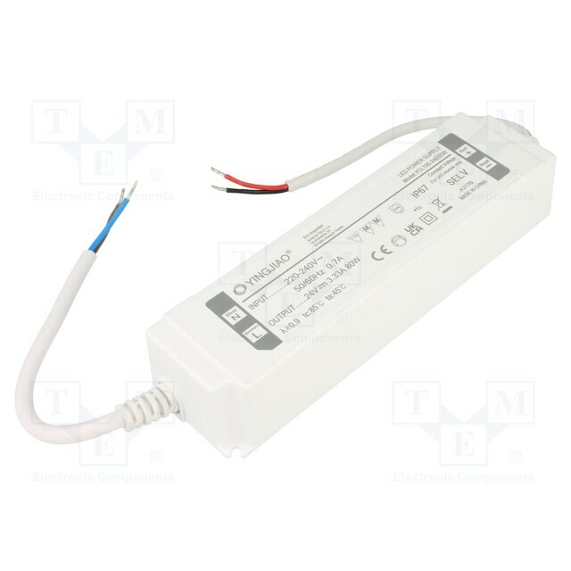 YINGJIAO Power supply: switching; LED; 80W