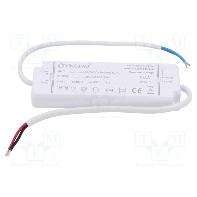 YINGJIAO Power supply: switching; LED; 20W
