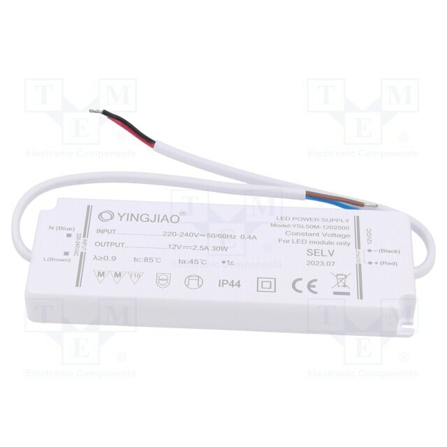 YINGJIAO Power supply: switching; LED; 30W