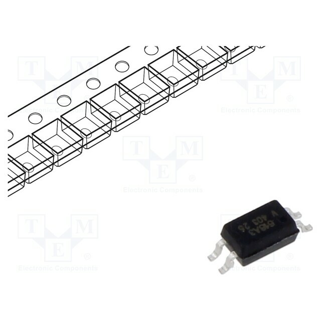 VISHAY Optocoupler; SMD; Ch: 1; OUT: