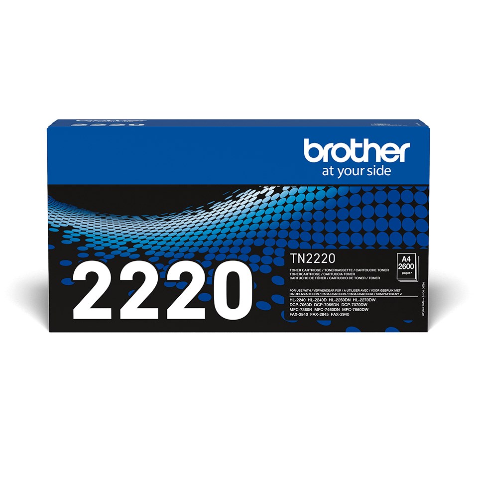 BROTHER TN-2220 Bojāts iepak_Toneris 2`600 lapām