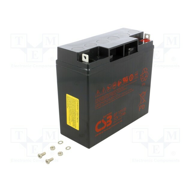 CSB BATTERY Re-battery: acid-lead; 12V; 17Ah